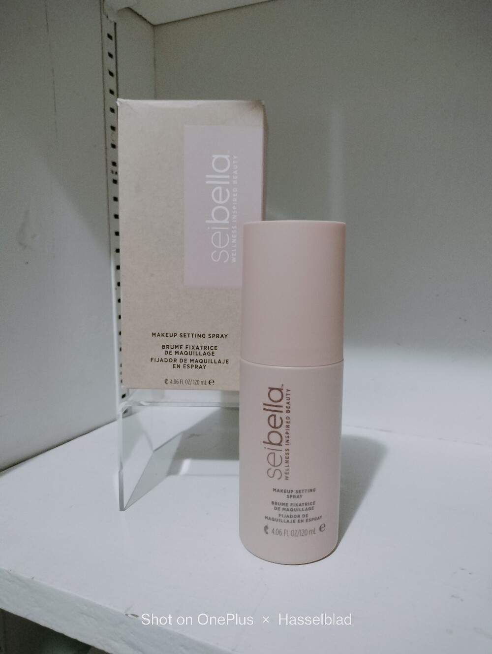 Seibella Makeup Setting Spray — Soft Pink Longwear Hold